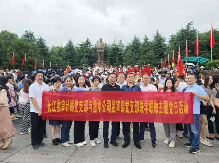 长江委审计局党支部与J9集团公司监审部党支部结合发展联学联做主题党日活动